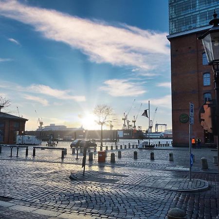 Apartamento Loft-Panoramablick-Hafen & Elbe! Hamburgo Exterior foto