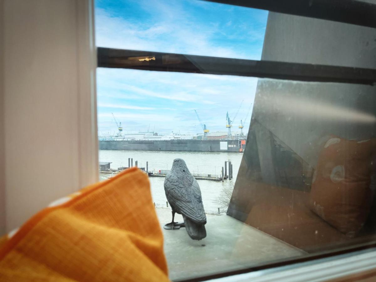 Apartamento Loft-Panoramablick-Hafen & Elbe! Hamburgo Exterior foto