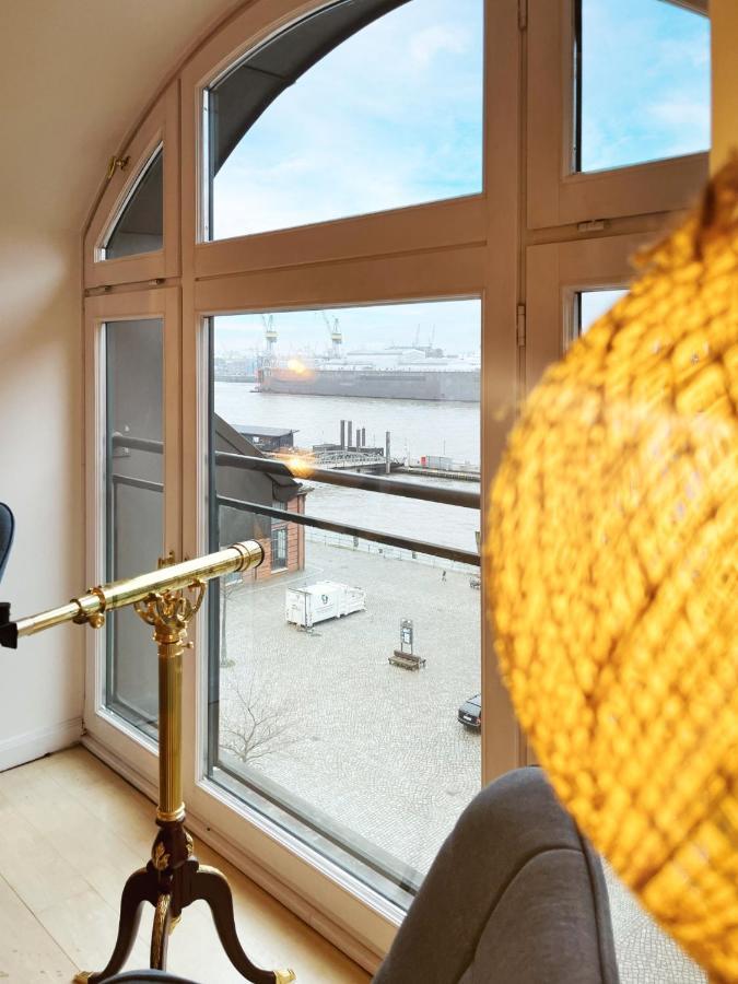 Apartamento Loft-Panoramablick-Hafen & Elbe! Hamburgo Exterior foto